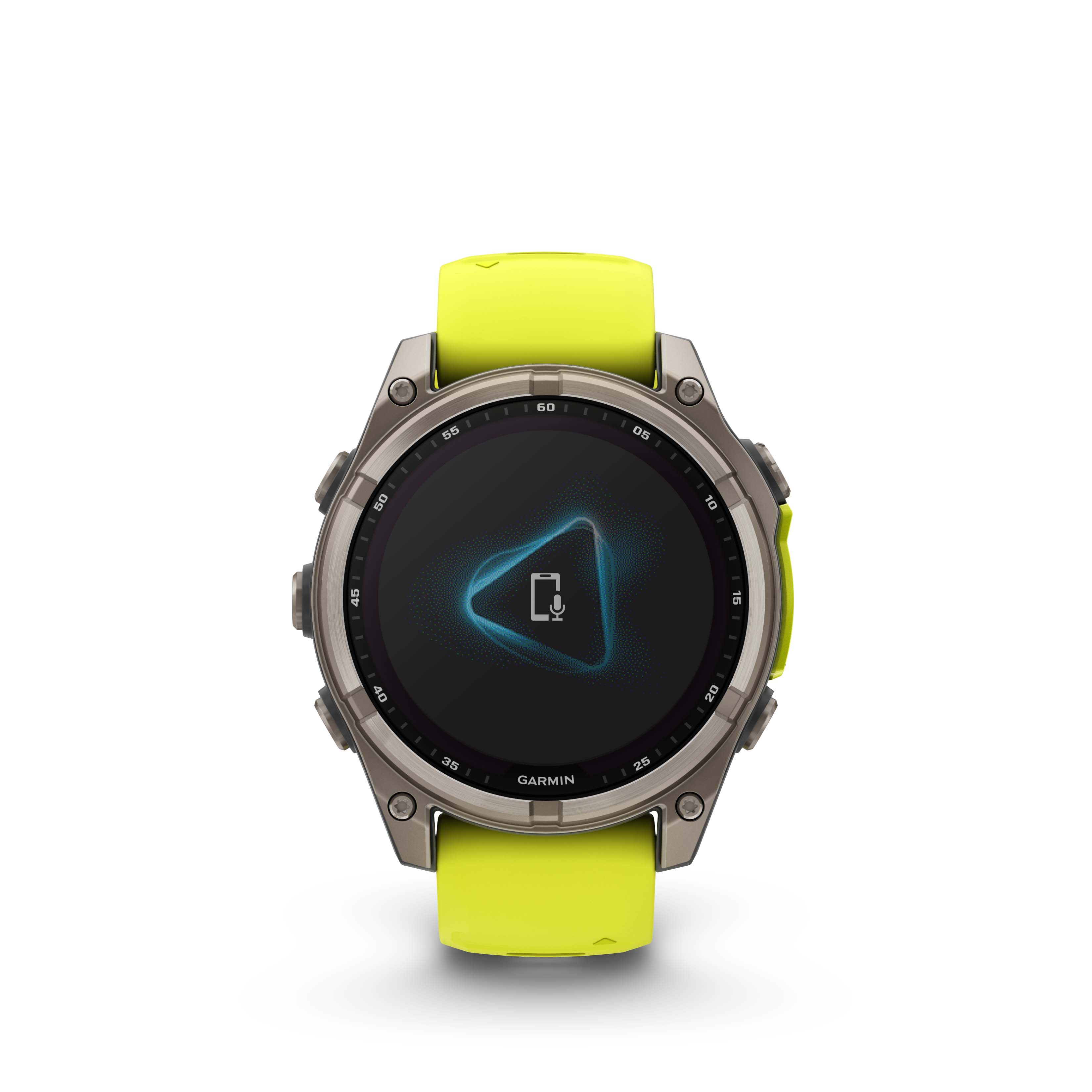 Garmin Fenix 8 47mm Sapphire Solar Titan/Yellow