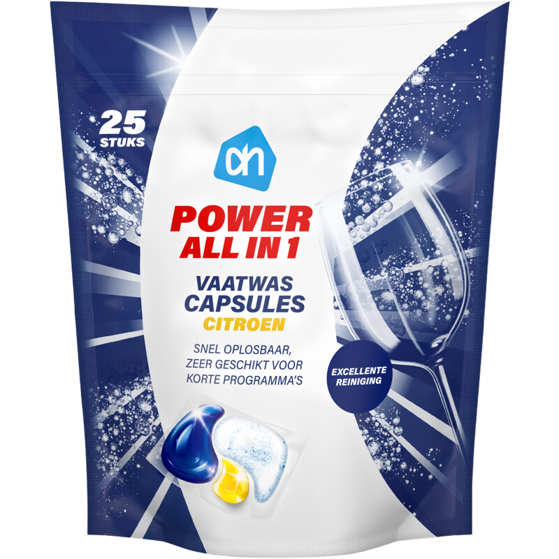 AH Power all in 1 vaatwascapsules citroen