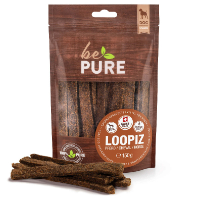 bePure Hundesnack Loopiz Pferd 150g