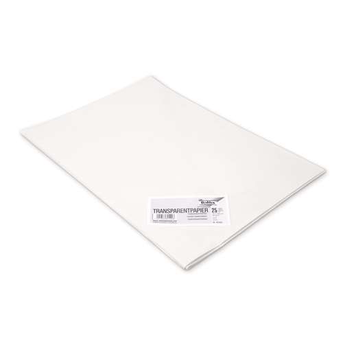 FOLIA® farbiges Transparentpapier, 70 x 100 cm, 25 Bogen