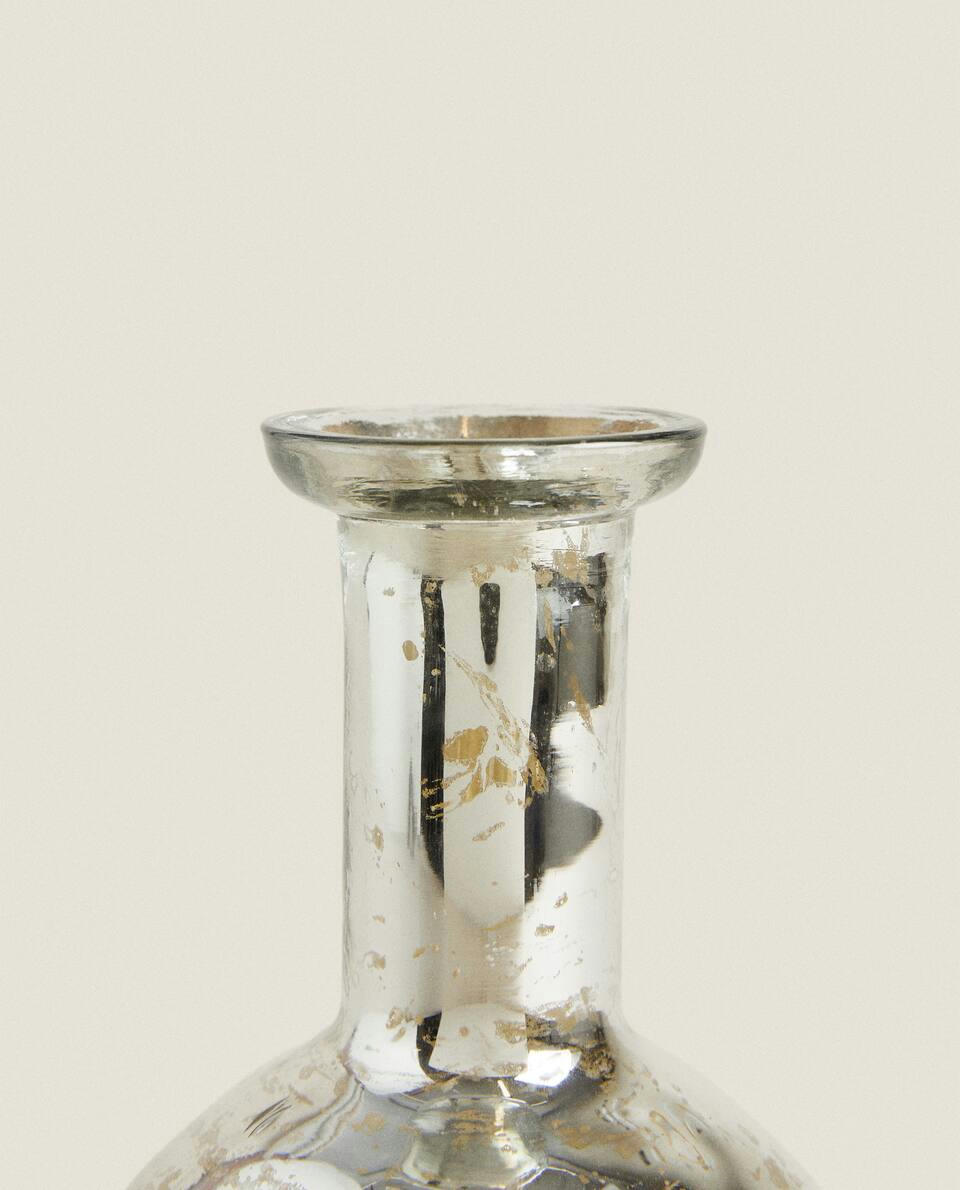 VASO DE NATAL EM VIDRO MERCURIZADO
