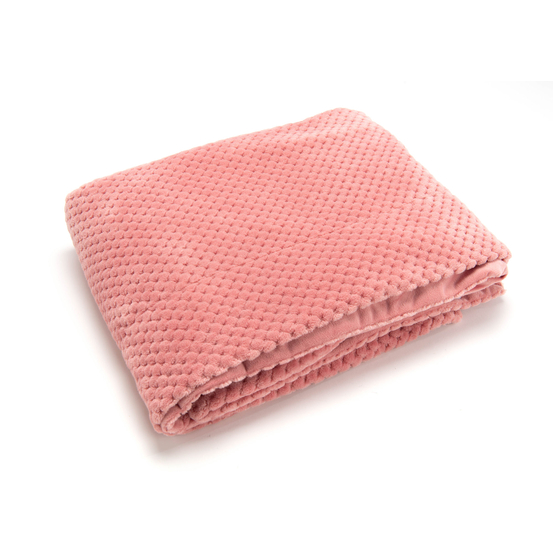 Plaid damier rose poudre