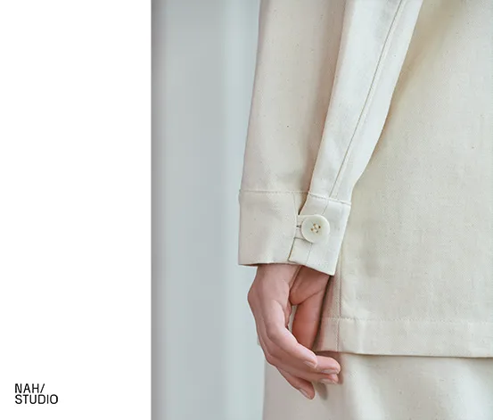 NAH/STUDIO Parka | ungefärbte Baumwolle