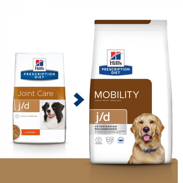 HILL'S Prescription Diet j/d Mobility au Poulet - Croquettes pour chien