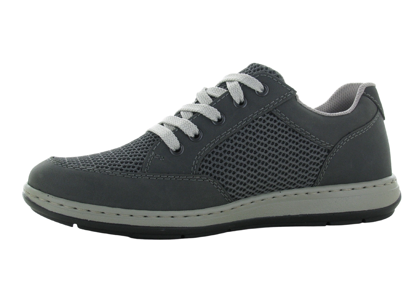 Rieker-17310 Matières combinées Gris