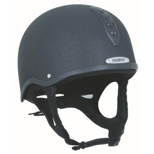 Capacete de equitação Junior X-air Plus, preto