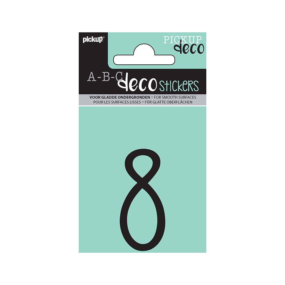TALL PICKUP 8 ABC DECO MILA 60 MM 8 SVART