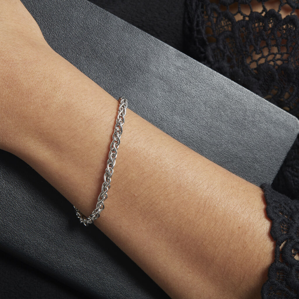 Bracelet Argent Blanc Savanne
