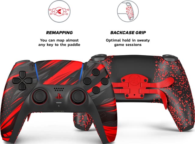 King PS5 trådløs kontroller model 3 (rage)