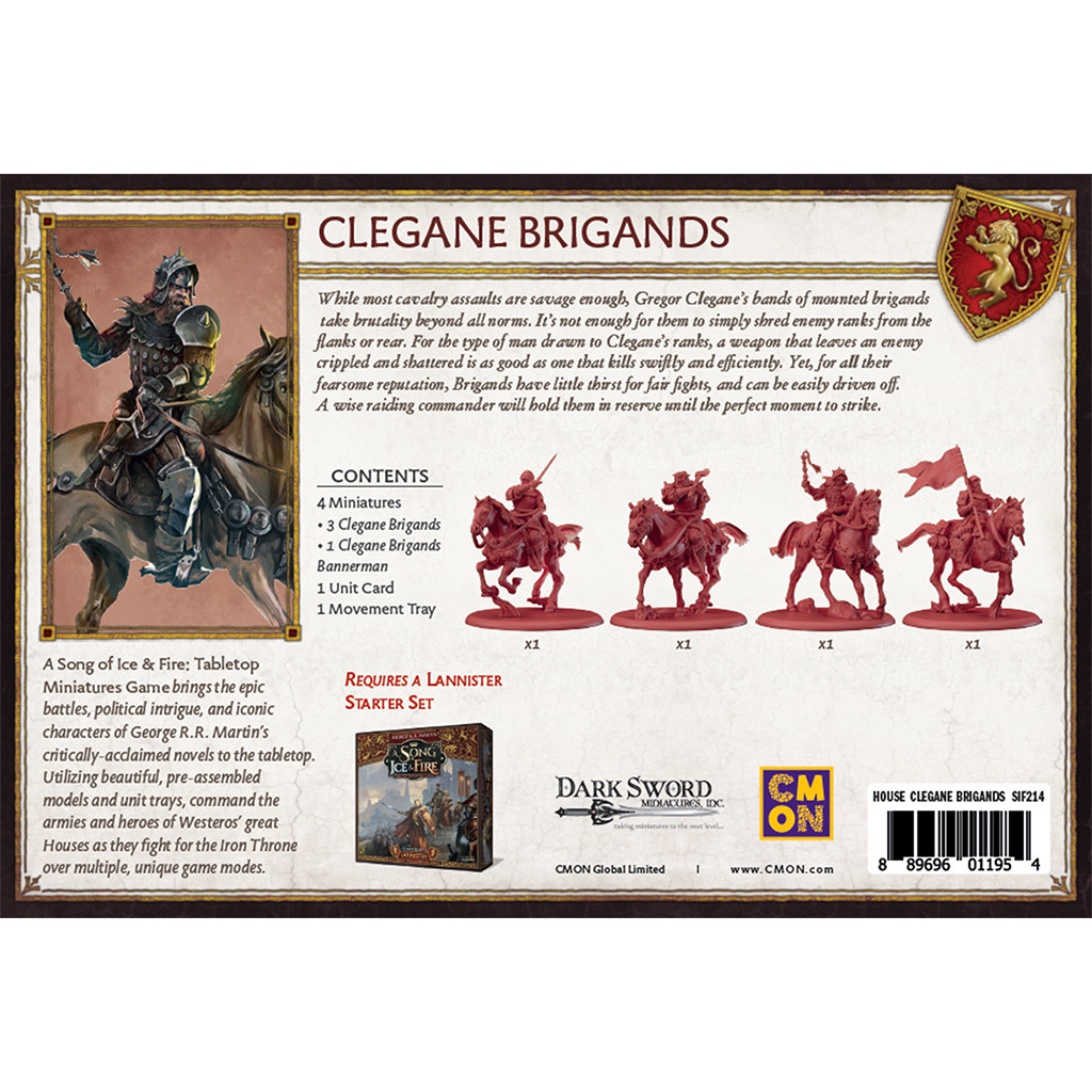 Le Trône de Fer : le Jeu de Figurines - Brigands de la Maison Clegane