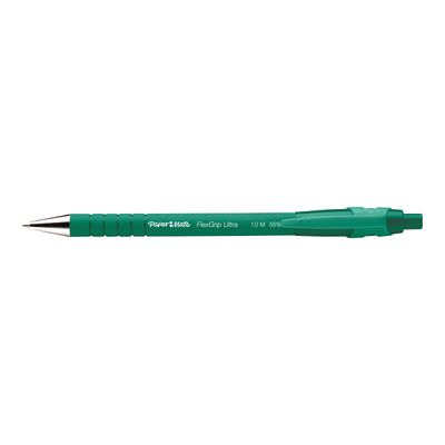Paper Mate FlexGrip - 12 Stylos à bille - vert - rétractable