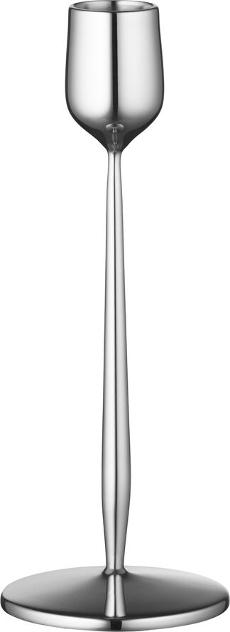 Gense Lysestage Dorotea 7 x 18 cm Blankt stål Blank stål