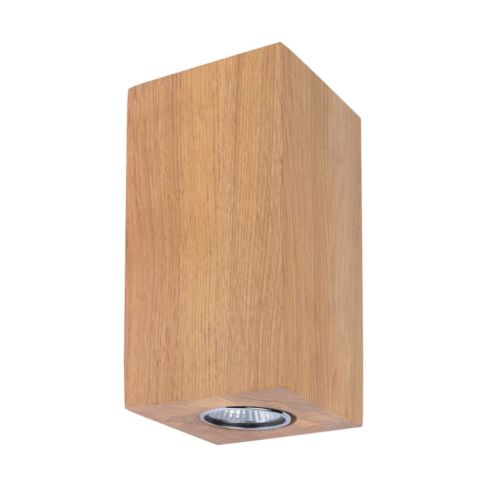 VEGGLAMPE BRITOP WOODDREAM KVADRATISK INKL 2XLED