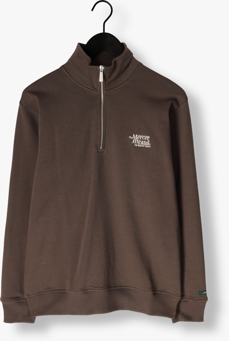 bruine mercer amsterdam sweater the mercer quarter zip contrast