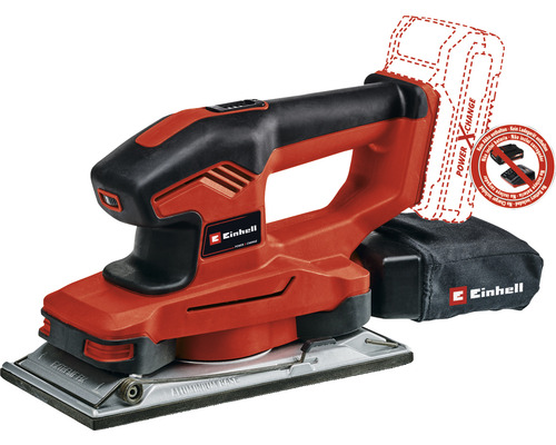 Einhell Power X-Change TE-OS 18/230 Li accu-excenterschuurmachine, zonder accu en lader