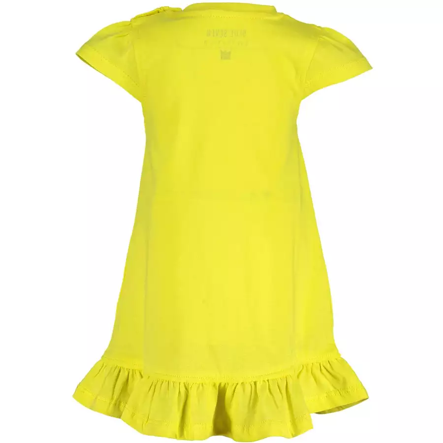 BLUE SEVEN Girls Wirkkleid Gelb Original