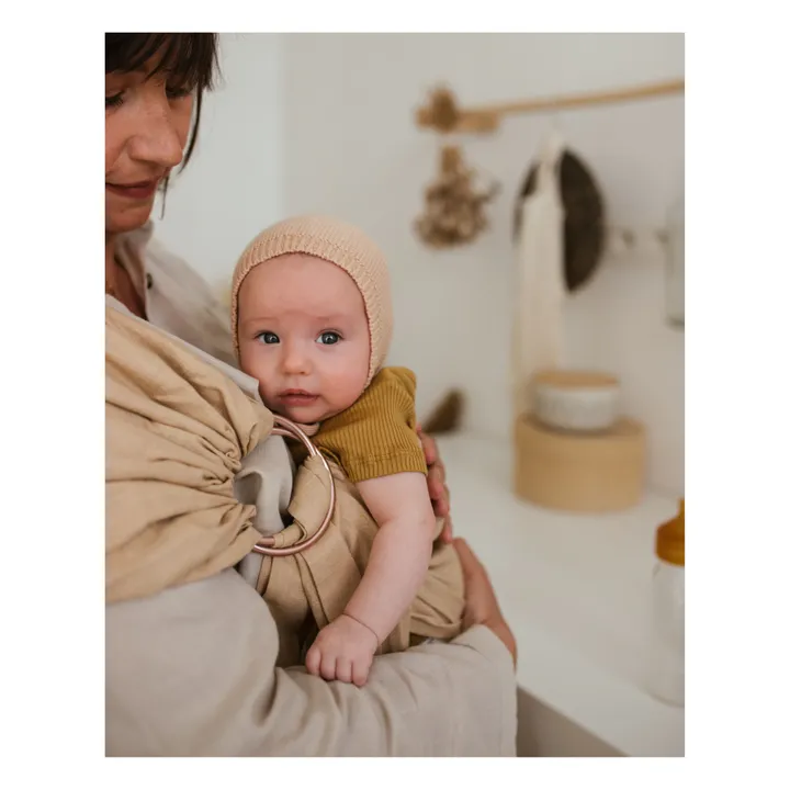 Hvid Béguin Dolly Laine Mérinos | Rose pâle
