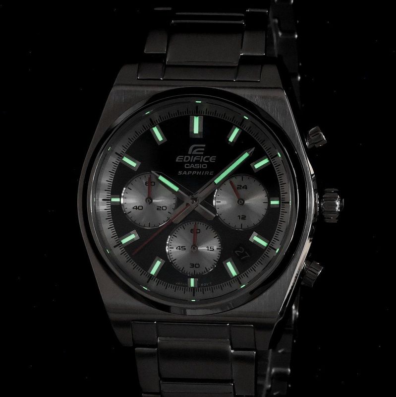 Edifice - EFB-730D-2AVUEF - Chronograaf Horloge - Zilver - RVS