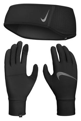 Bandeau   Gants Nike Essential Running Noir Femme