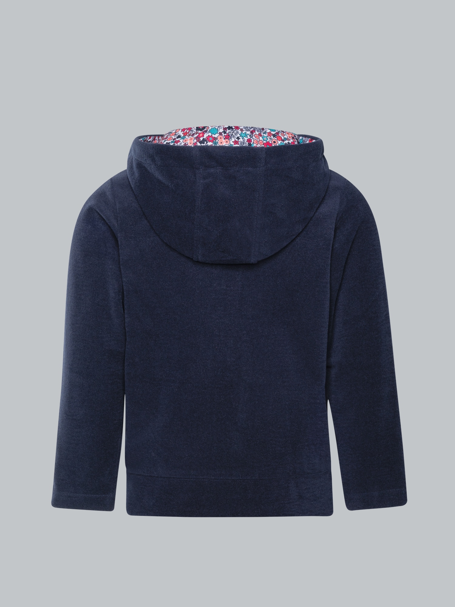 Fleecejacke mit Kapuze Navy