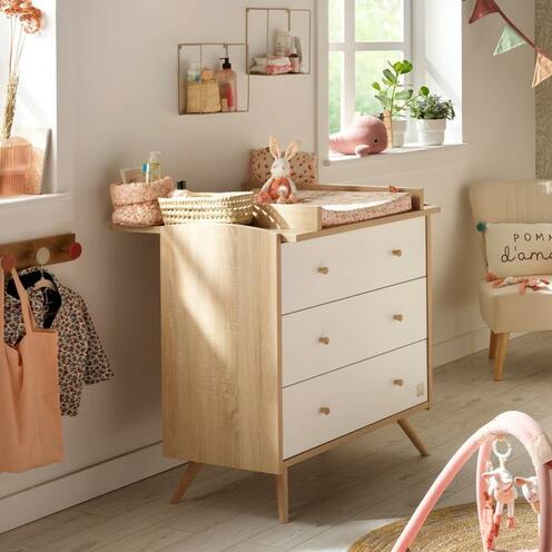 Dispositif à langer 15kg ACCESS Blanc Bois - SAUTHON