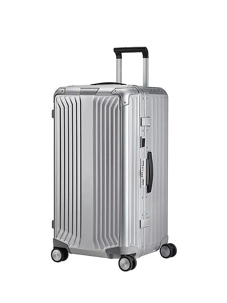 SAMSONITE Trolley Lite Box Alu Trunk 74cm aluminium  silber