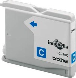 Brother Tintenpatrone LC-970C Cyan (ca. 350 Seiten)
