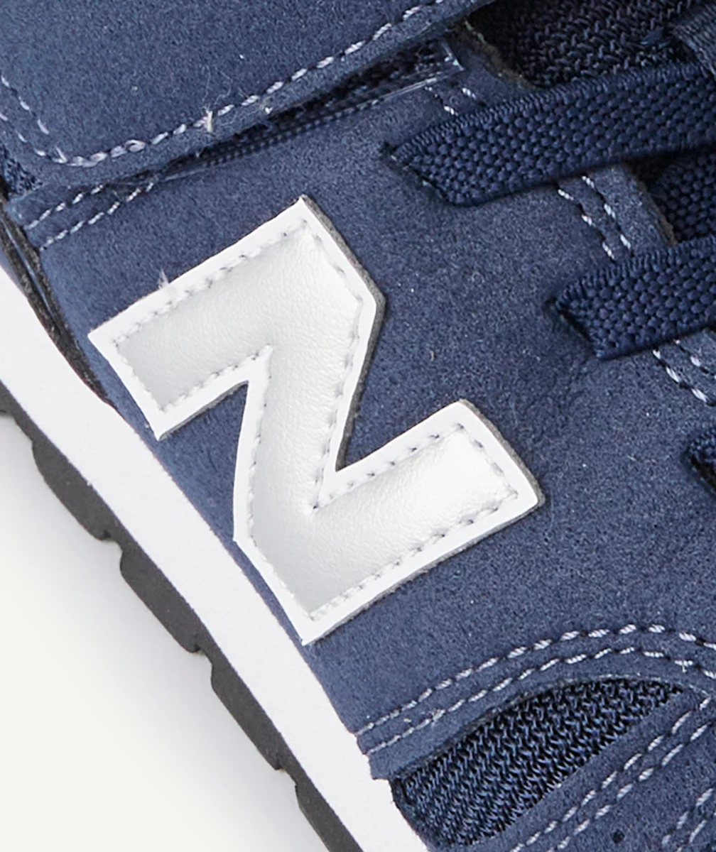 NEW BALANCEBASKETS À SCRATCHS 373 AUX LACETS ÉLASTIQUÉS BLEU MARINE