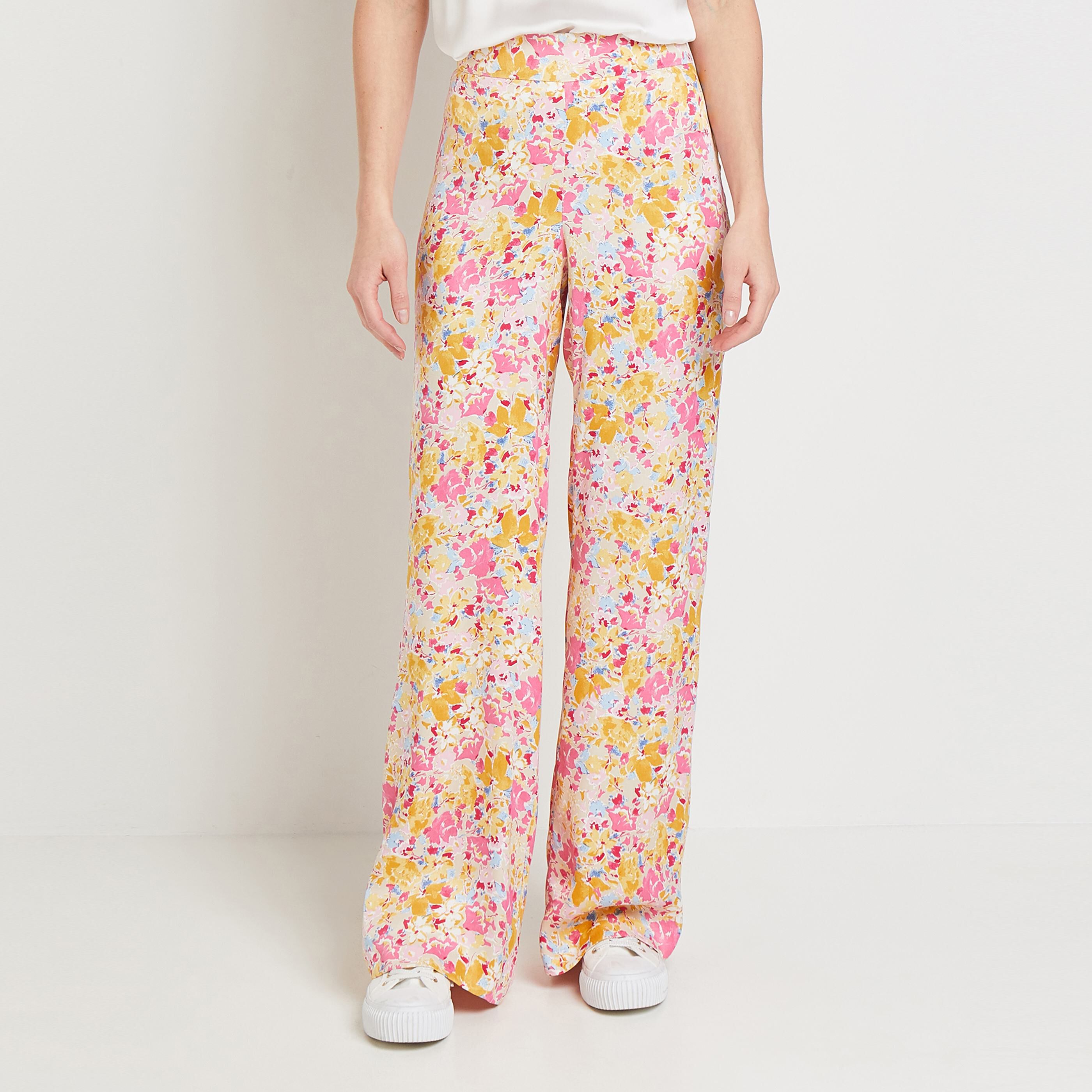 Pantalon fluide femme - BLEU