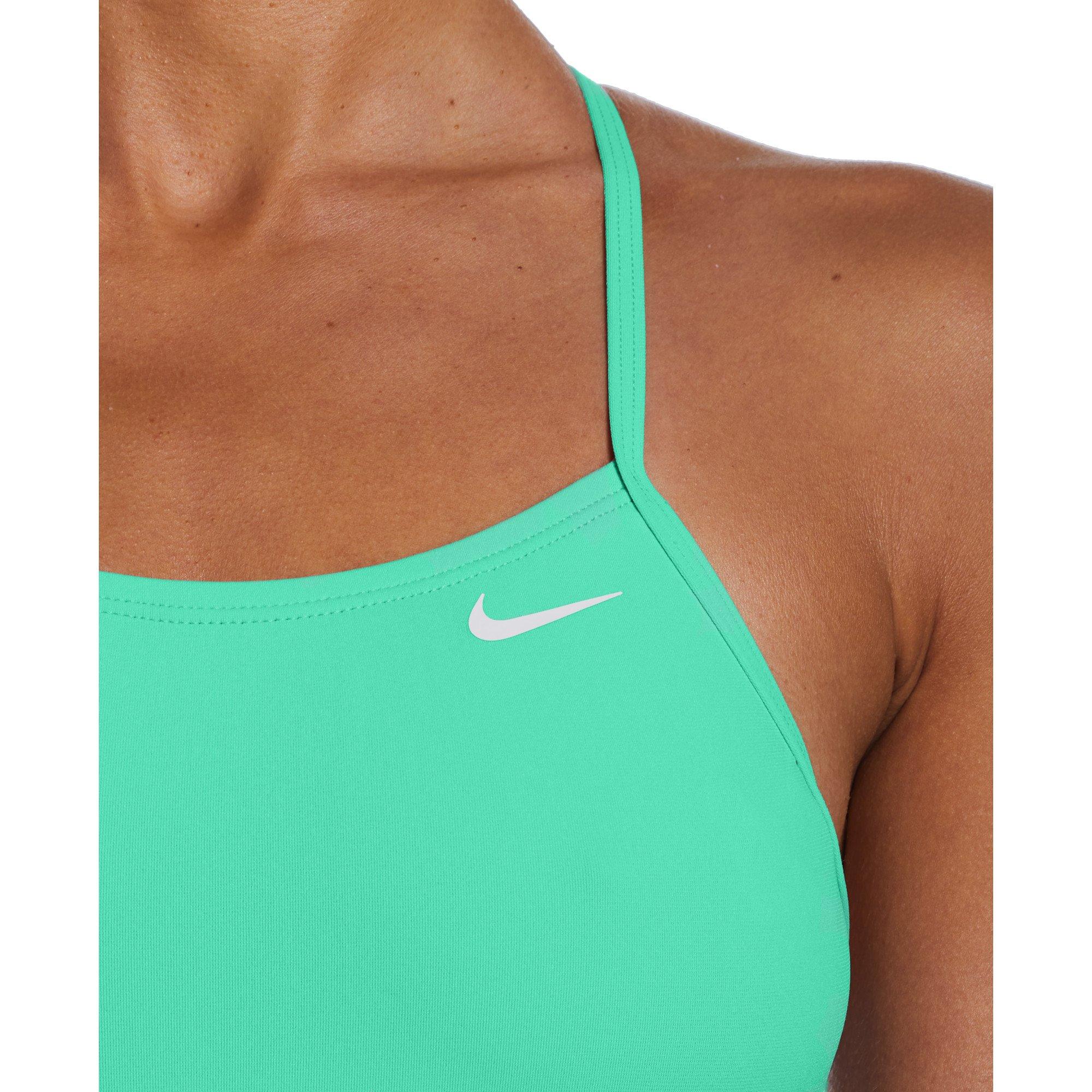 Nike Swim HydraStrong Lace Up Tie Back One Piece Swimsuit