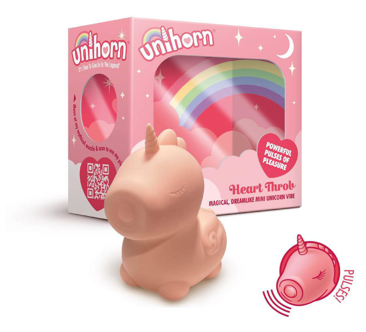 Unihorn Heart Throb pulserende vibrator