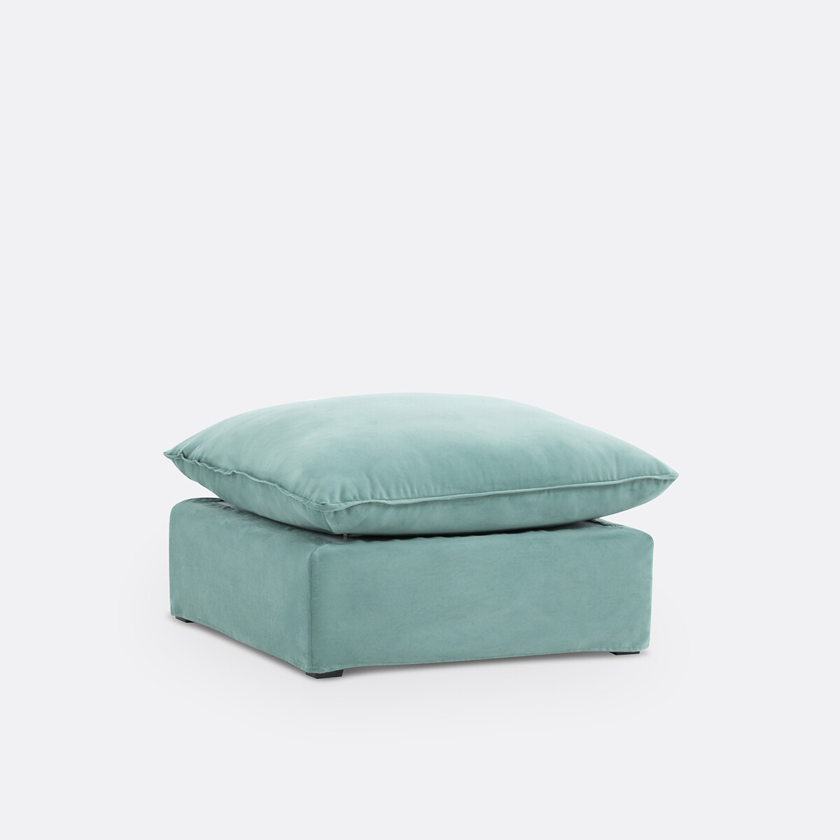 LA REDOUTE INTERIEURS<br>Poef em fluweel, Odna