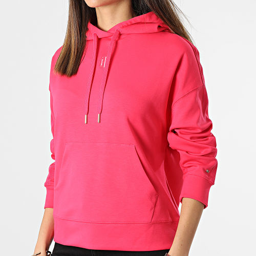Sweat Capuche Femme Relaxed Interlock 3915 Rose