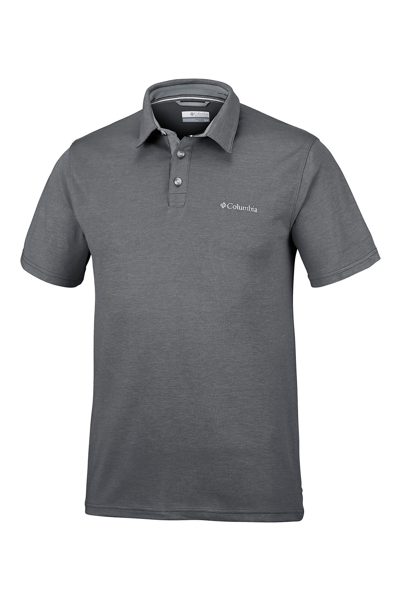 Camisa Polo Masculina Columbia Nelson Point™ - Preta