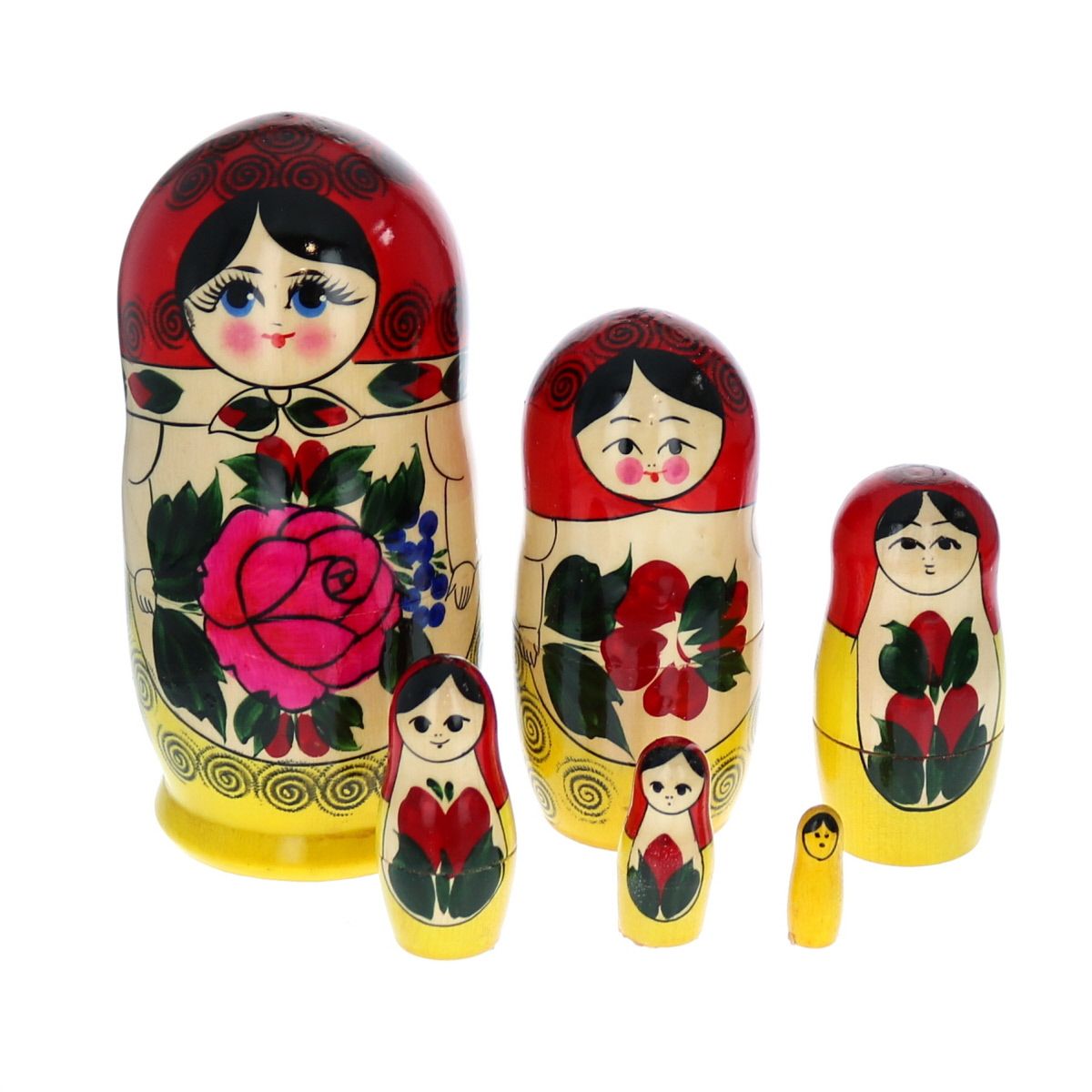 Moyenne matriochka 6 pièces .
