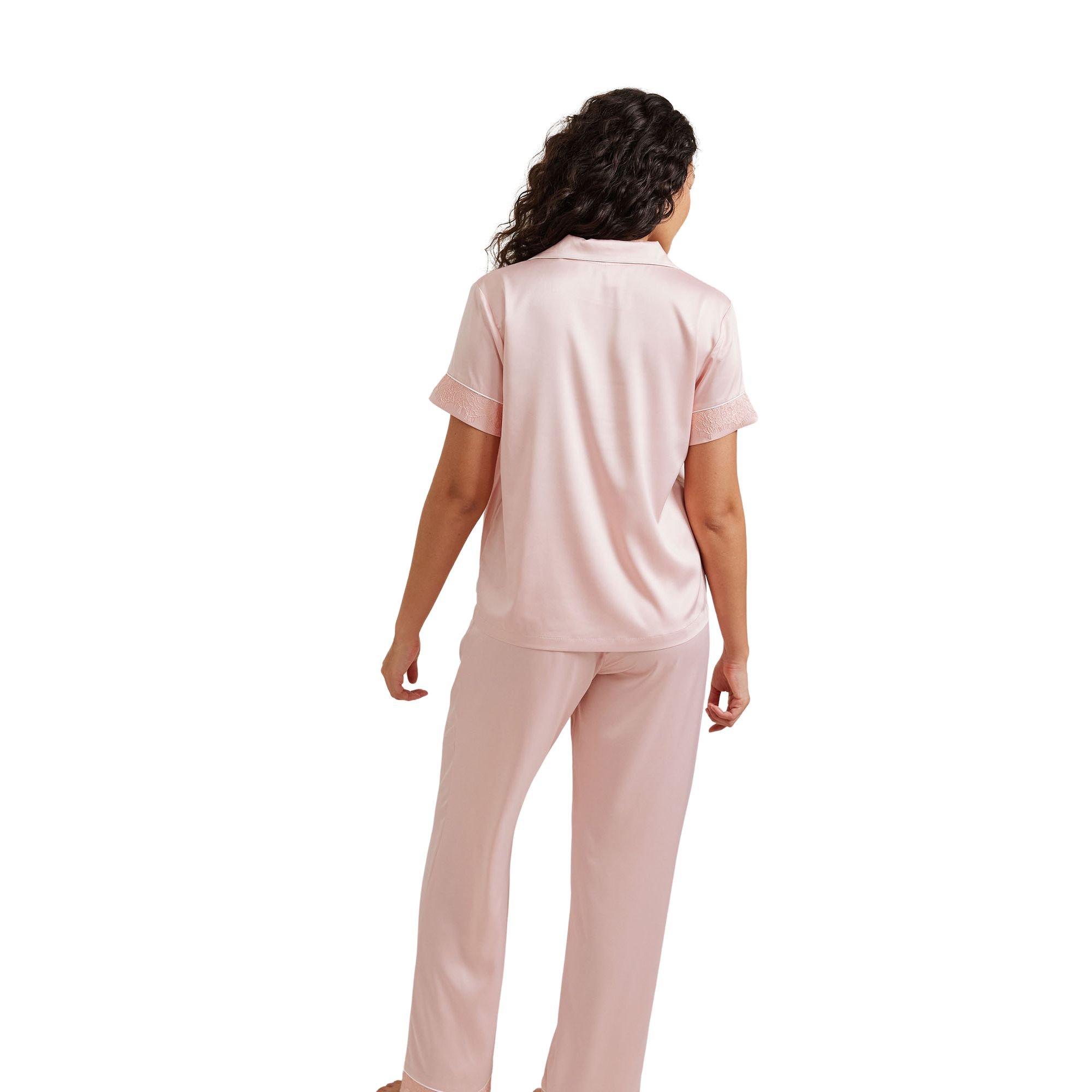 Chelsea Peers Satin Lace Long Sleeve