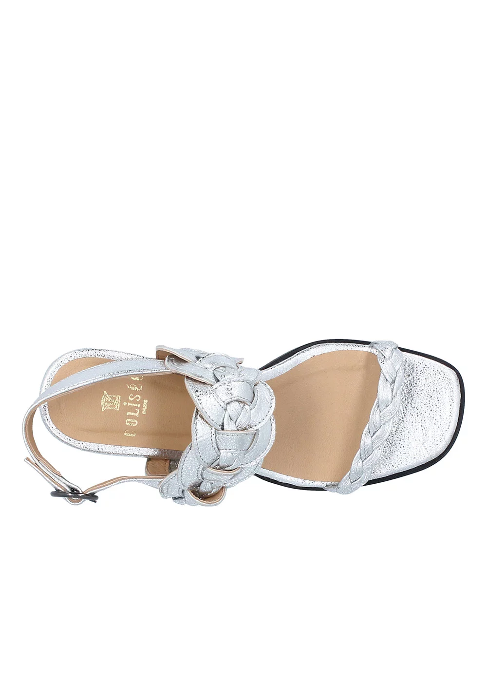 SANDALE ROBINE CUIR ARGENT