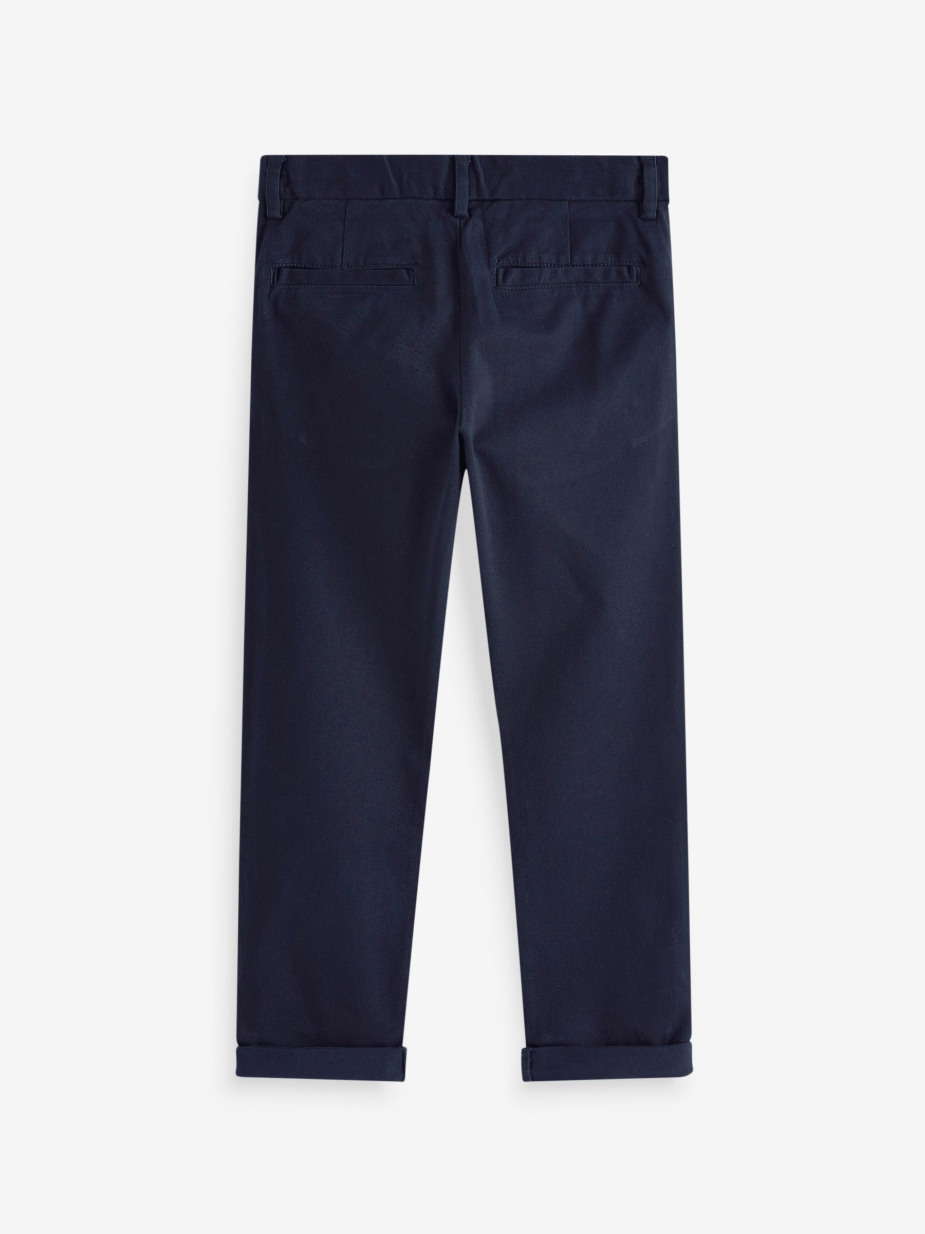 Donkerblauw - Stretchy chino's (3-17jr)