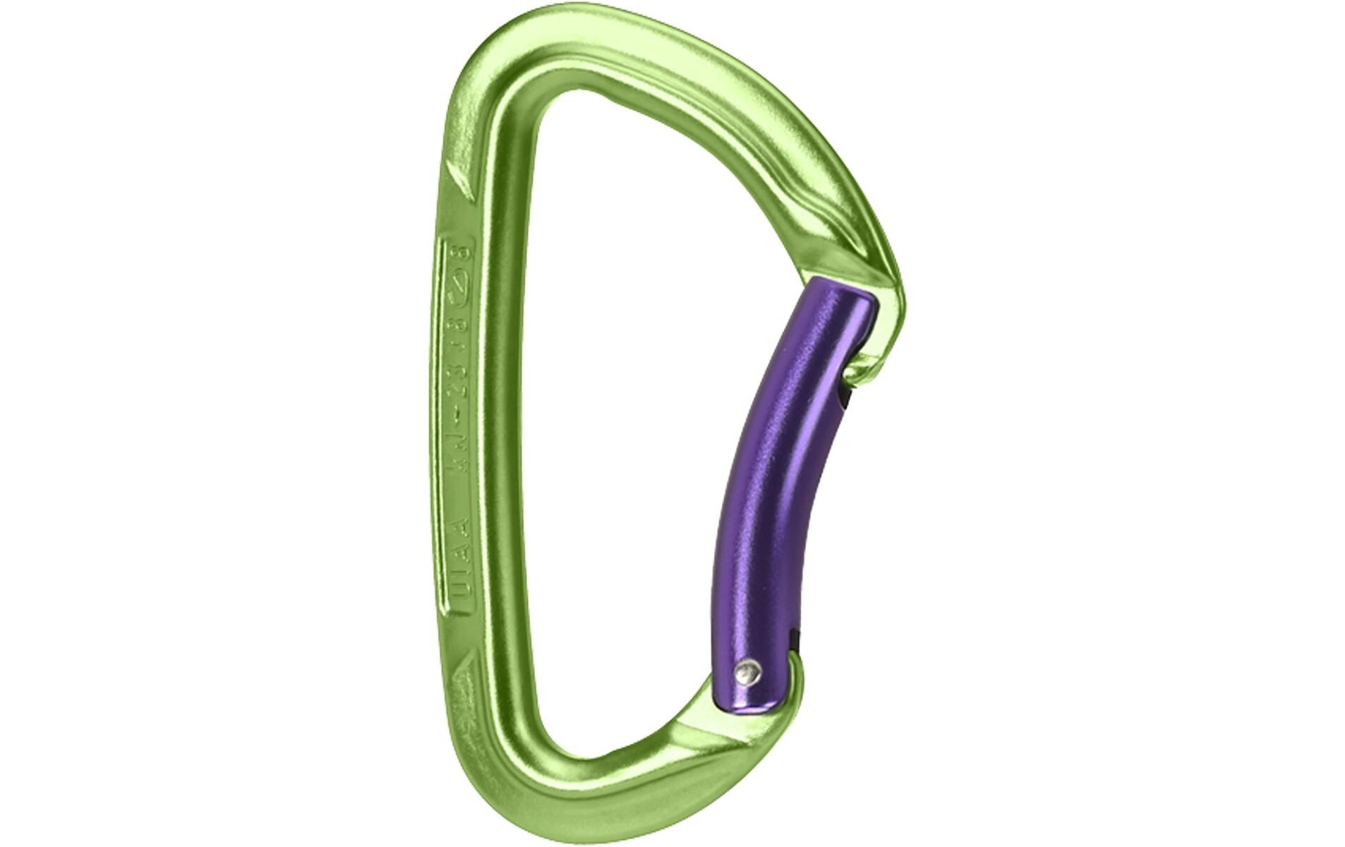 Carabiner Session Bent Gate GrünKarabiner mit gebogenem Schnapper