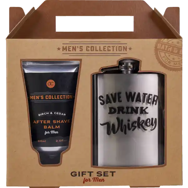 Geschenkset Men's Collection After Shave mit Flachmann