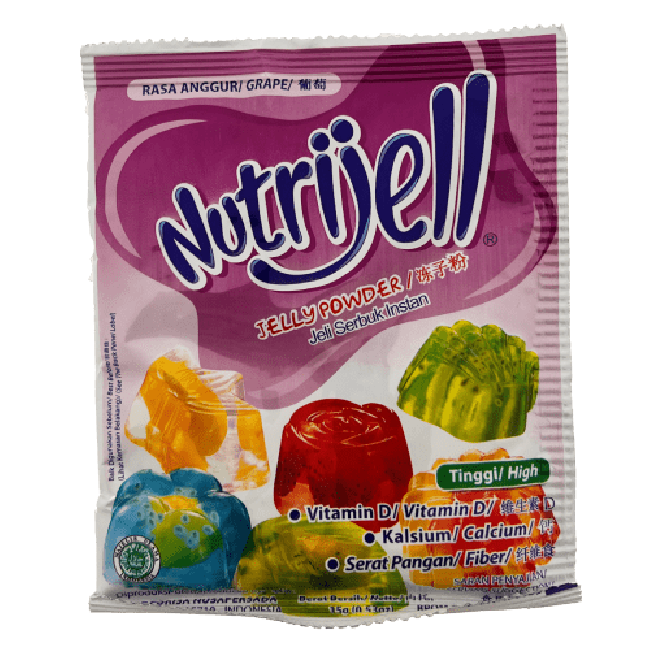 Nutrijell Gelei Poeder Druiven 15g