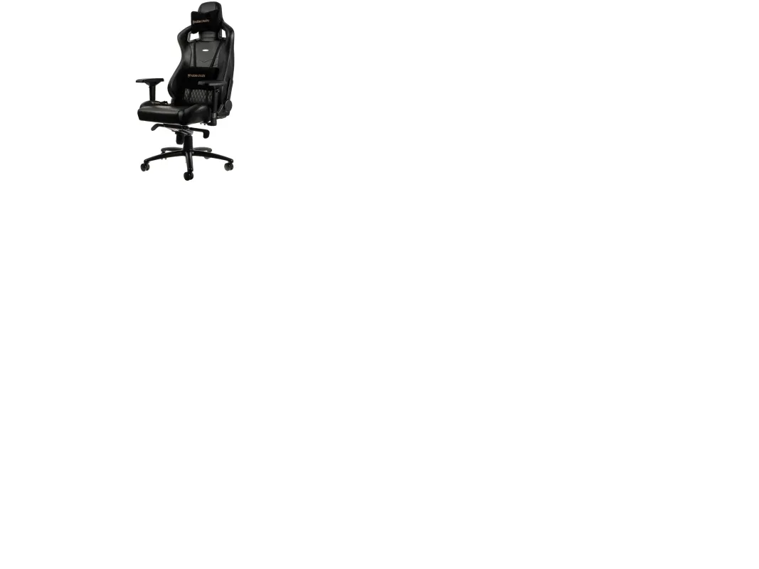 noblechairs EPIC Ægte læder Gaming Stol - sort