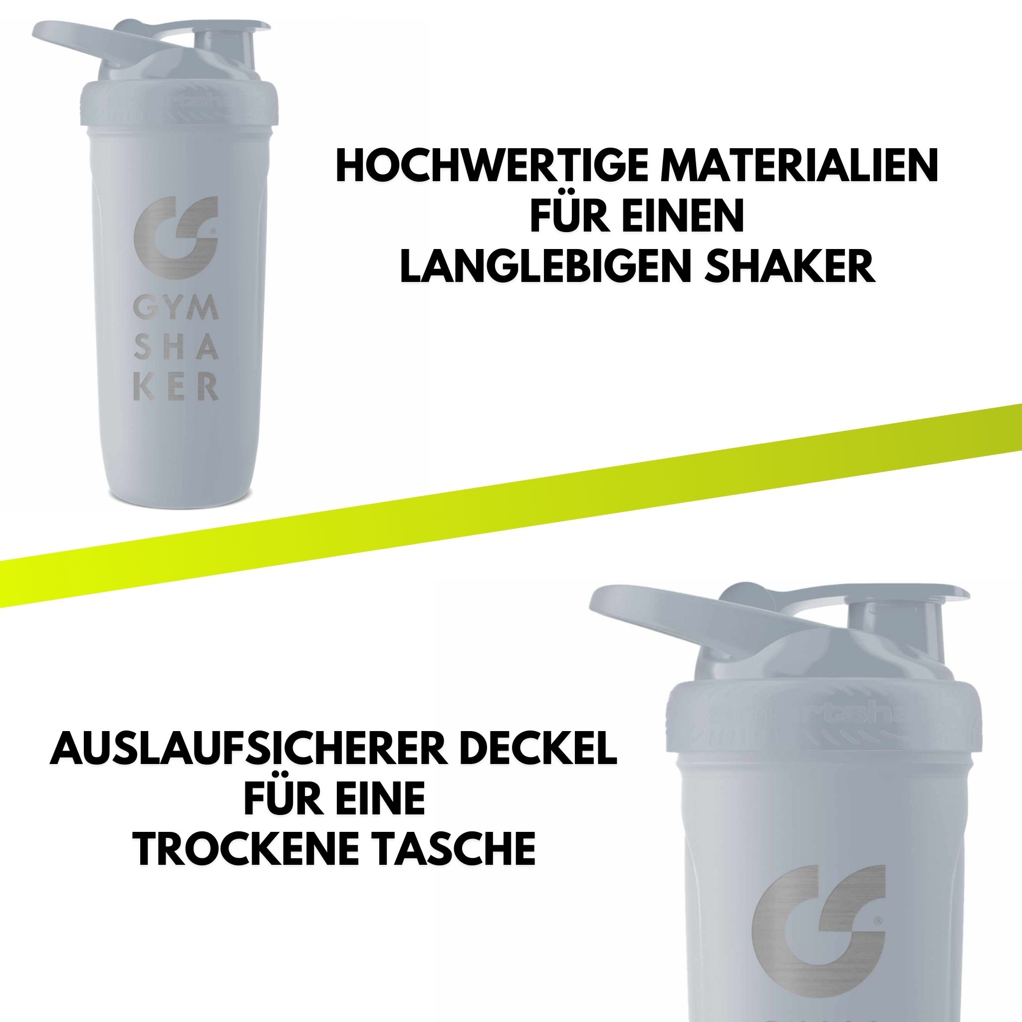 GYMSHAKER Protein Shaker Edelstahl
