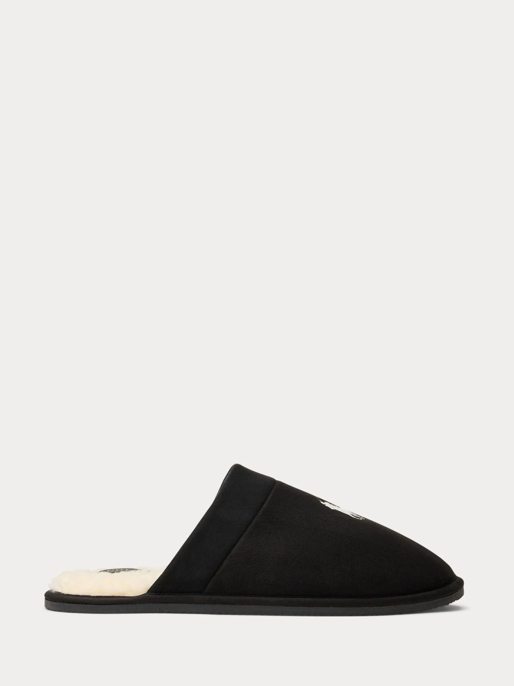 Zwart - Polo Ralph Lauren Klarence Slip On Slippers