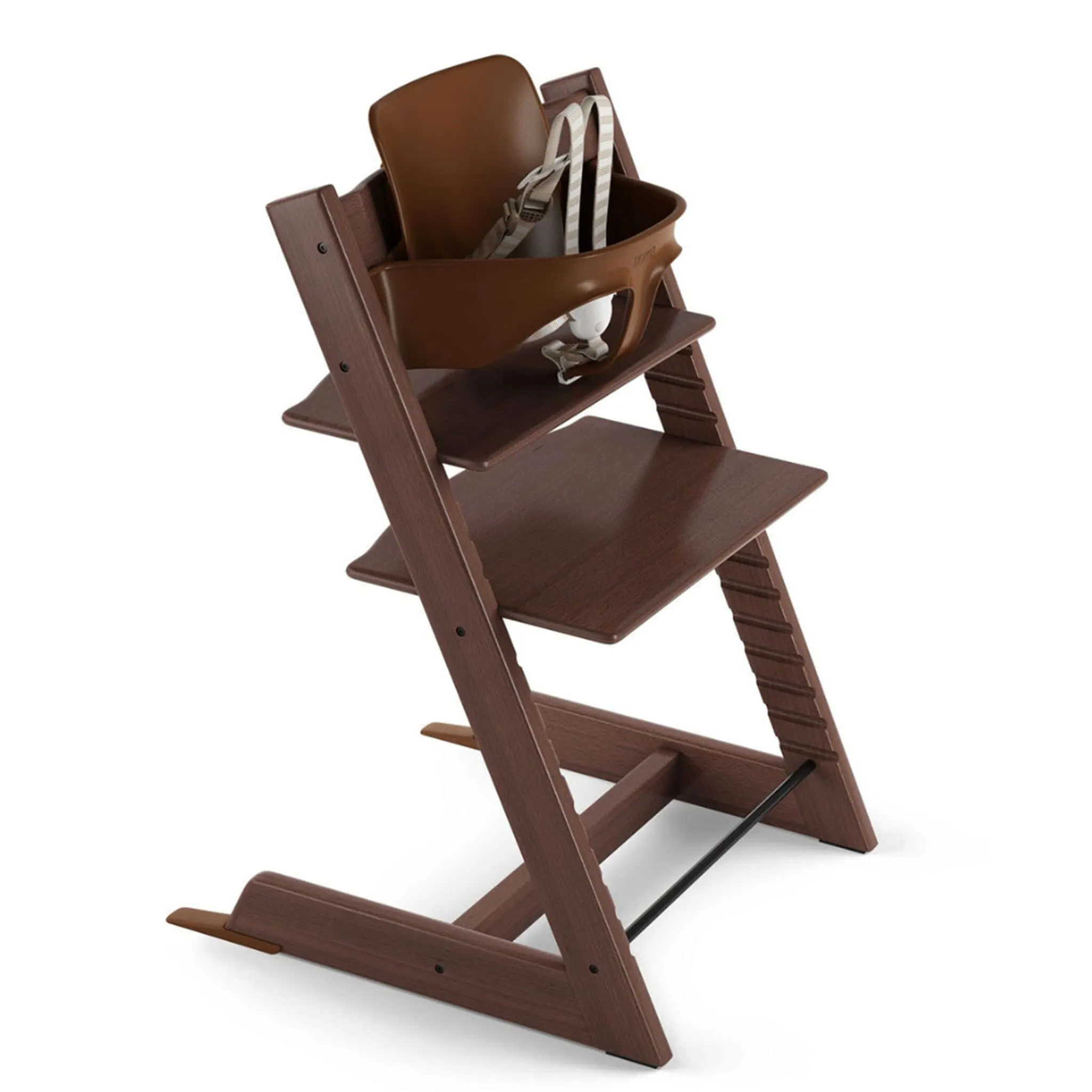 Stokke Chaise Haute Tripp Trapp® + Tripp Trapp® Baby Set - Walnut