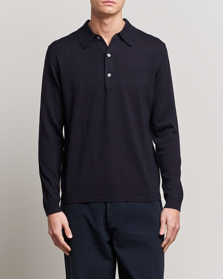 A Day's March Ambroz Merino Polo Navy