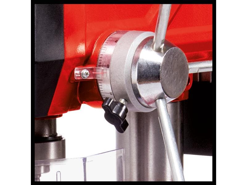 Einhell Säulenbohrmaschine TE-BD 750 E Säulenbohrmaschine mit höhenverstell-, neig- und drehbarem Bohrtisch mit Verbreiterung