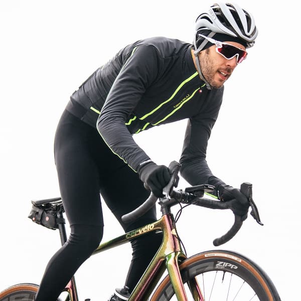 Veste vélo CASTELLI FLIGHT JKT AIR DARK GRAY/ELECTRIC LIME