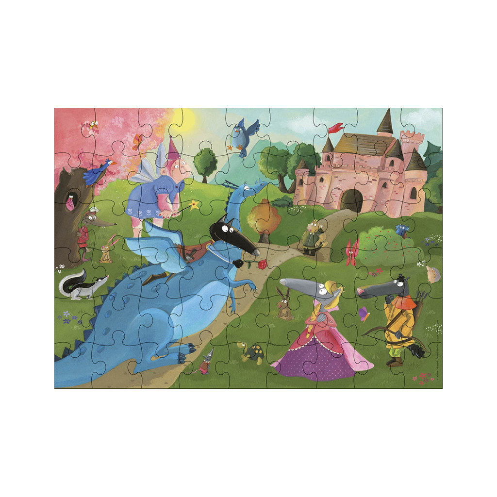 Mes Boites De Puzzle - Le Loup - Mon Puzzle Du Loup N°2 - 54 Pièces
