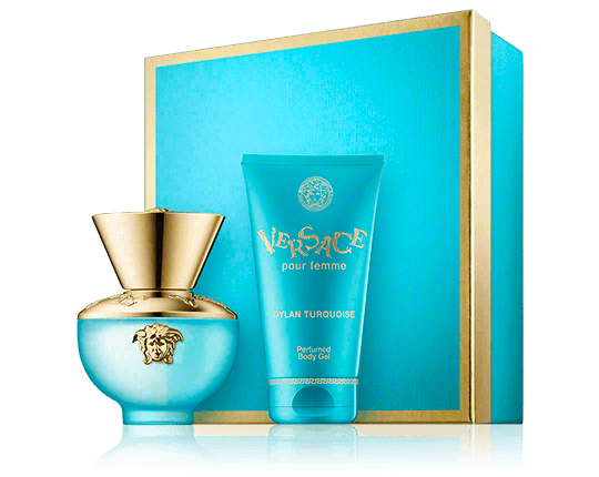 Versace Dylan Turquoise Set mit Perfumed Body Gel 30ml-50ml
